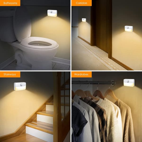 LED-nattlampa med rörelsesensor, nattlampsset för barn
