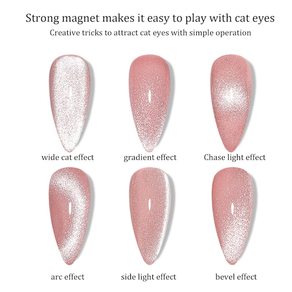 3D magnetiska kattögon nagelverktyg, gelmagnet