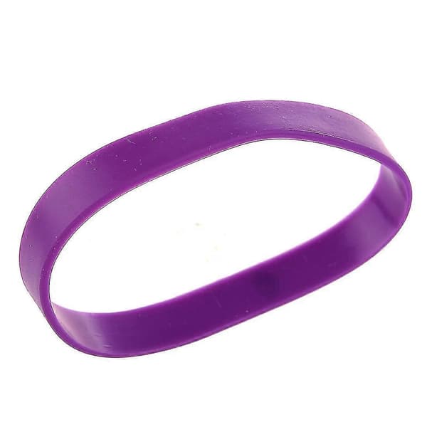Silikonikuminen rannekoru violetti