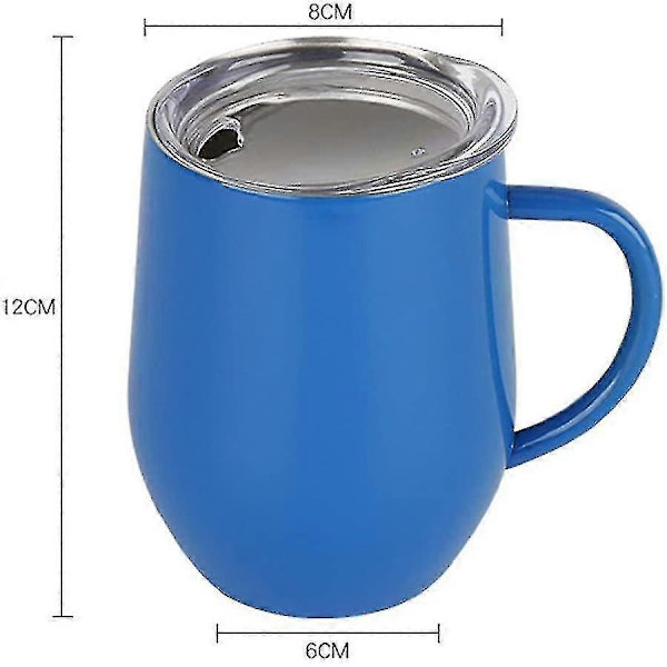 Resemugg i rostfritt stål. Vakuumkaffemugg, temugg, termosmugg