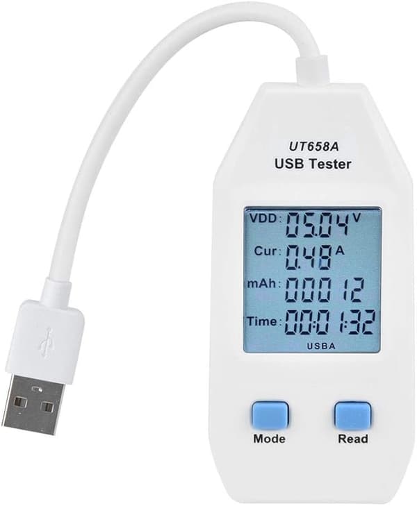 USB Digital Strömmätare Mini USB Voltmeter Amperemeter Detektor Multimeter Ström Spänningsövervakare