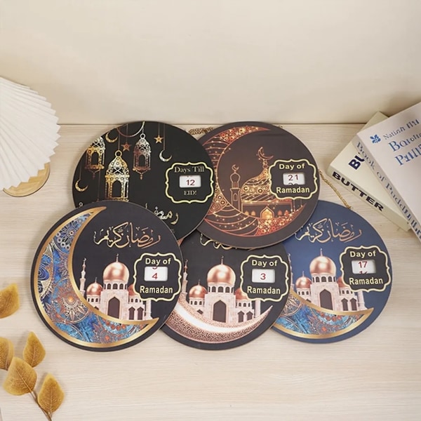 Ramadan-kalender i trä, DIY-adventskalender för hemmet, Ramadan-dekorationer