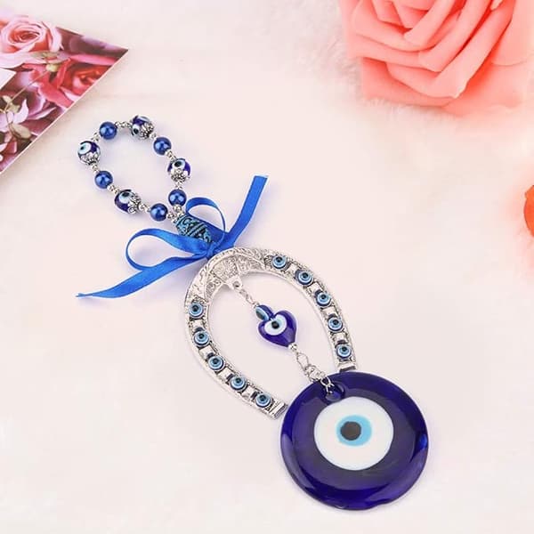 Sininen pahan silmän koru amuletti riipus auton koriste