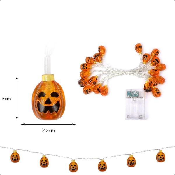 Halloween Lyslenke, 3M Oransje