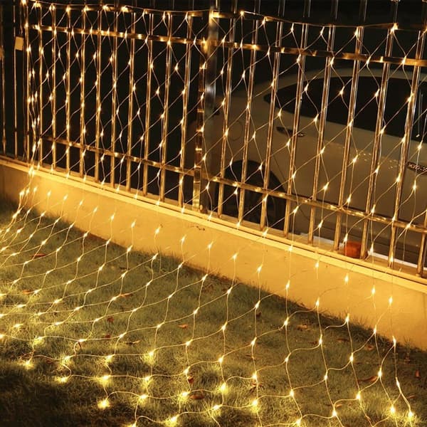 3 * 2M LED Lysnett Fe Lysstripe 320 LED Julelys med Kontrollboksnett