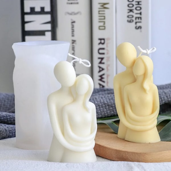 3D stearinlysform silikone krop, silikoneform stearinlysform støbning, krop silikoneform