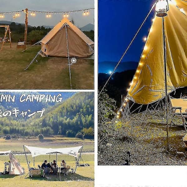 Set med presenningsklämmor med kul-bungee-snöre och karbinhakeset
