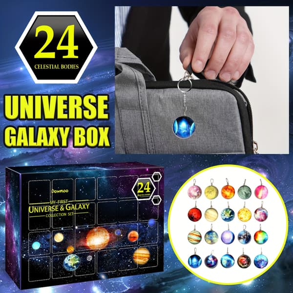 Cosmic Planet Blind Box Nedtælling til Jul 24 Dages Blind Box Julegavesæt til Børn