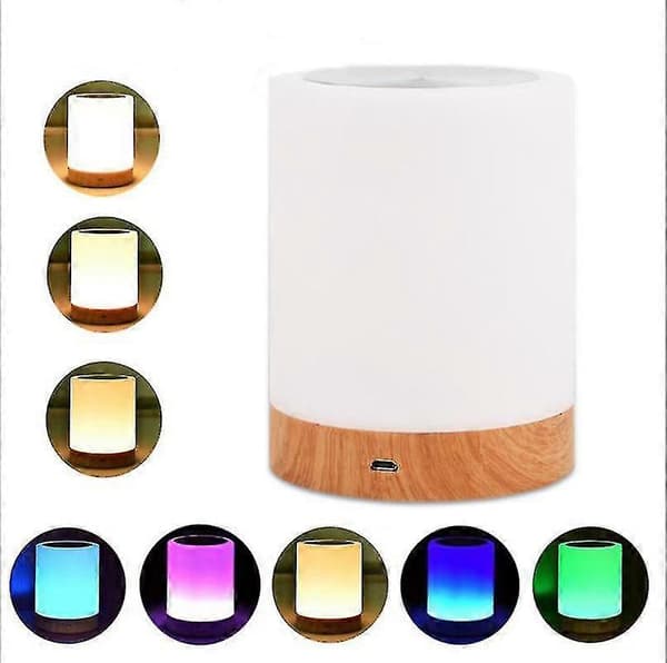 5-värinen himmennettävä LED-yölamppu, 2900-3200 K lämmin + RGB