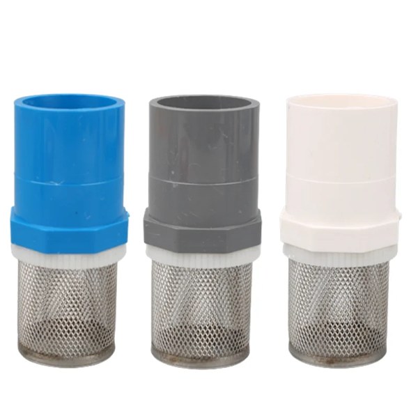 Filter for hagevanning, pumpeinntak, filter for akvarietilbehør, 1 pakke (20 mm, grå)