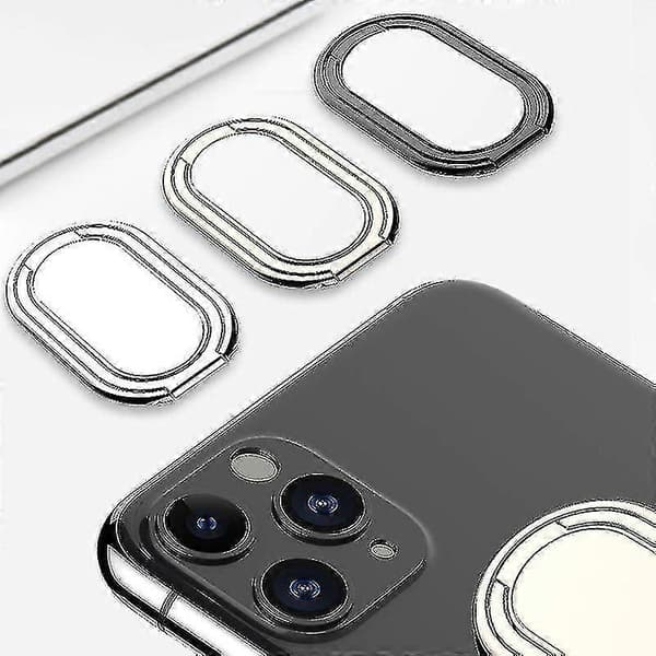 Foldbar telefonholder til skriveborde, justerbar telefonringholder til kontordesign