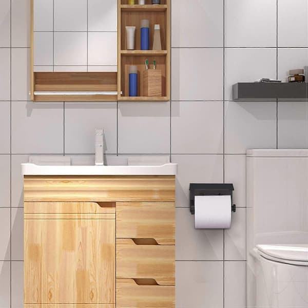 Toiletpapirholder med telefonholder Sus 304 rustfrit stål
