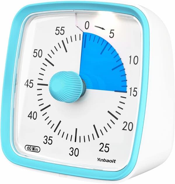 Lydløs visuel timer, 1 stk