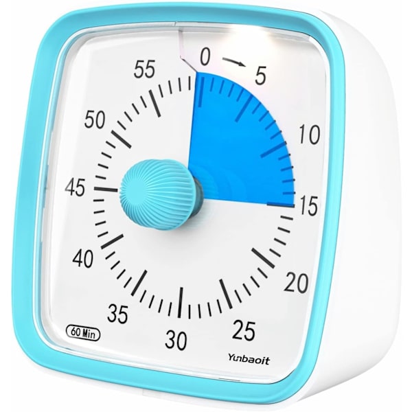 Stille visuell timer, 1 stk