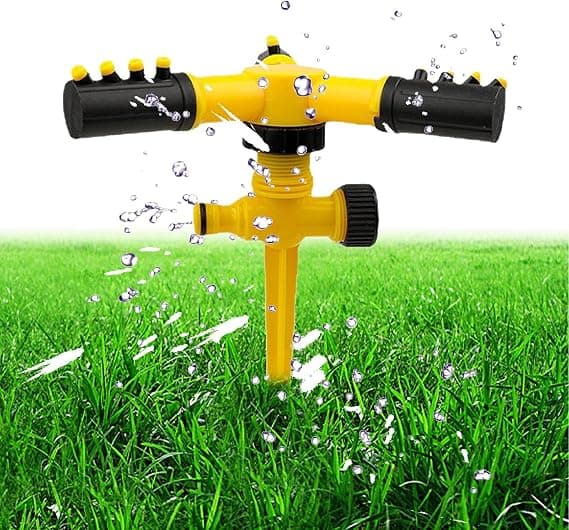 360° automatisk roterende sprinkler, græsvanding