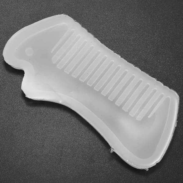 Transparent Vit Kam DIY Silikon Smyckesgjutform