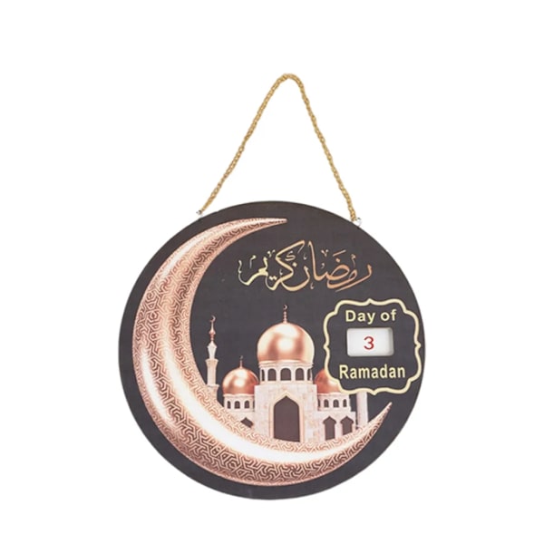 Ramadan-kalender i tre, DIY-adventskalender til hjemmet, Ramadan-dekorasjoner