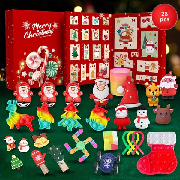 Adventskalender blind box julefrokost overraskelsesgave perfekt julegave
