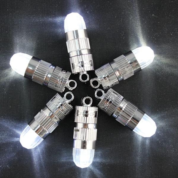 30 st mini LED-ballonglampor (kallvitt) vattentät belysning för papperslyktor festlampor replikfestbelysning