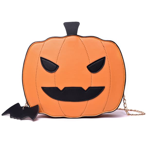 Halloween Pumpahuvud Messenger Bag, Orange