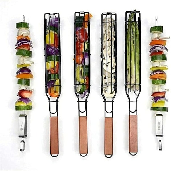 Grillnett, Grillnettklips for kjøtt og grønnsaker, Grillutstyr