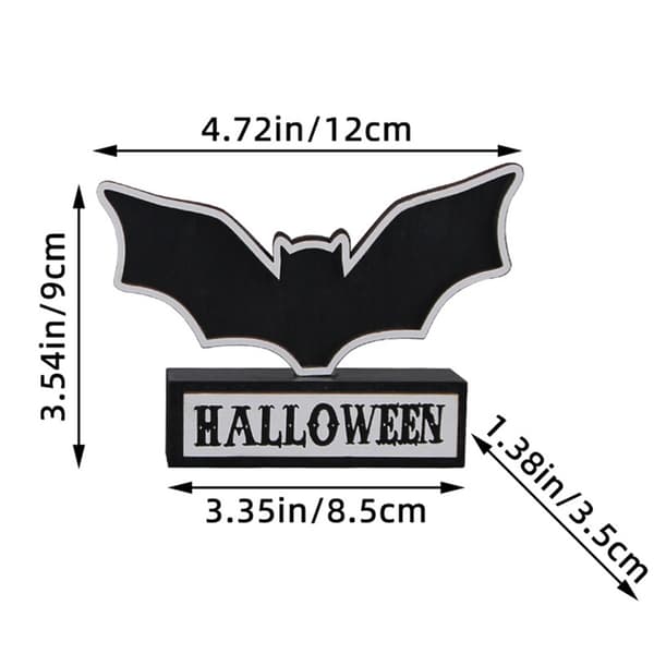 Halloween Træskilt Festdekorationer, 2 stk.
