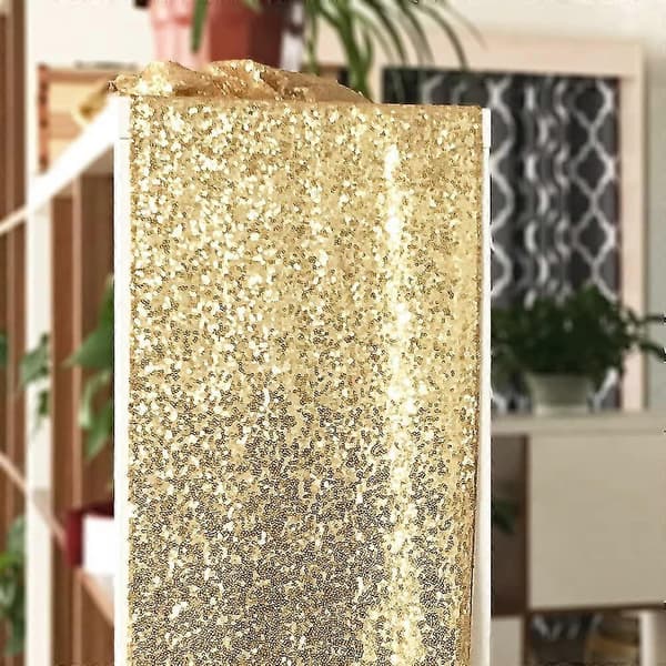 Paljettbordløper - 30 x 274 cm Glitterbordløper - Stoffdekorasjon til festutstyr