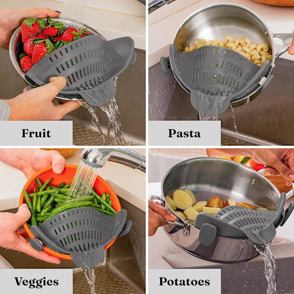 Pastasiivilä, vesisiivilä leveällä aukolla, vihannes- ja hedelmäsiivilä