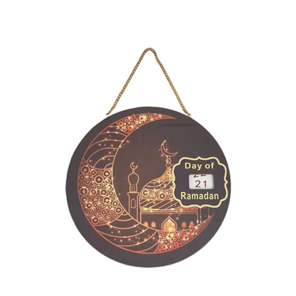 Ramadan-kalenteri puusta, DIY-joulukalenteri kodin ripustamiseen, Ramadan-koristeet
