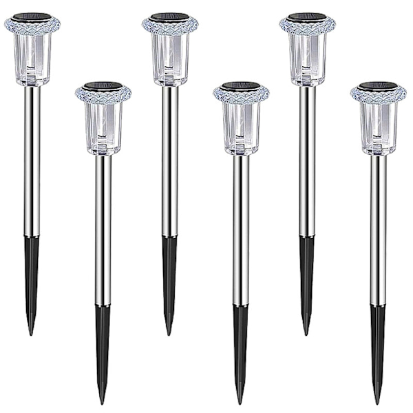 LED Trädgårdssollampa, Vit