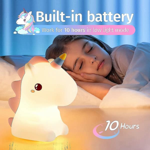 Barnas nattlys oppladbart barnas nattlys berørings LED nattlys