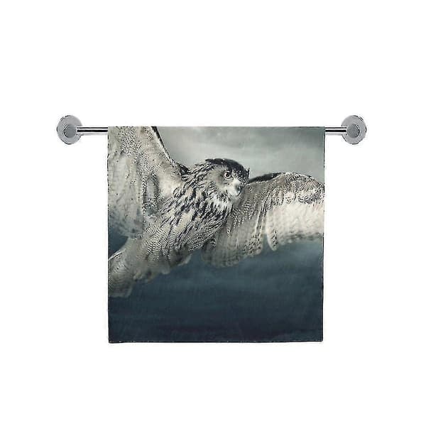 Flygande Uggla badhandduk, handduk, duschhandduk 75x140 cm