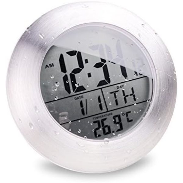 Vattentät Duschklocka, LCD-Display Digital Timerklocka