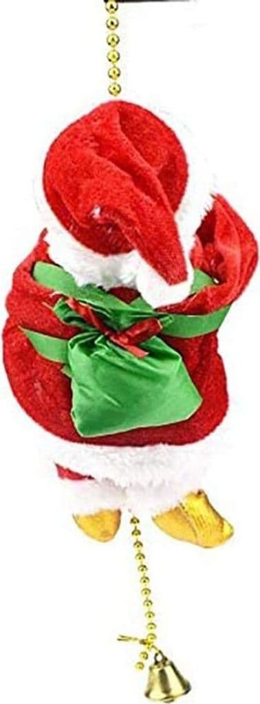 Elektrisk Klättrande Tomte, Repstege Juldekoration