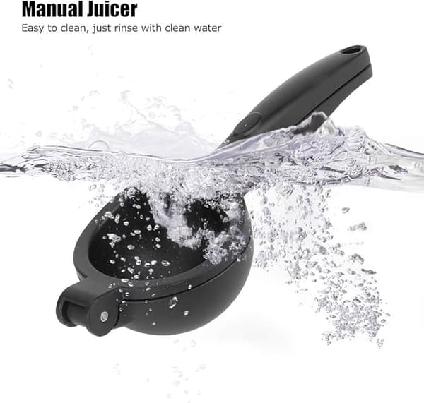 Manuel Citrus Juicer Citron Citrus Zinklegeringsværktøj Køkkentilbehør (Sort)