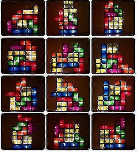 Tetris stablebar, retro Tetris-lampe