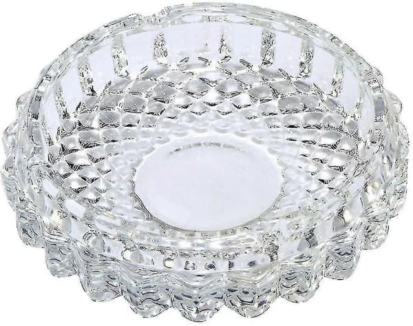Rundt askebeger i glass