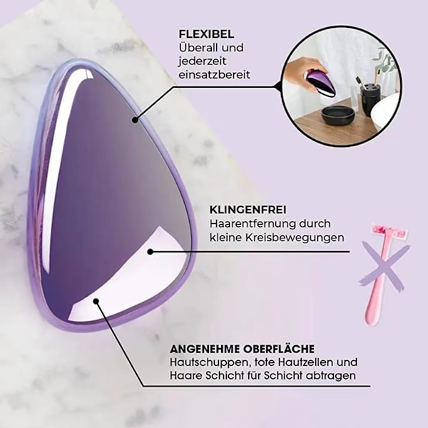 Hårfjerner Nano glas hårfjerning uden blade smertefri epilator uden blade Hårfjerner Glas (sort)