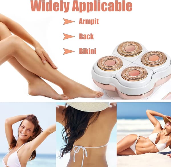 Trådløs elektrisk epilator, 1 stk