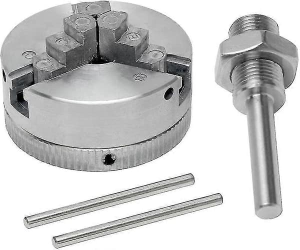 Mini Svarv - Mini Svarv Zinklegering Tre-Backschuck M12*1 Handborrchuck Kopplingsstång Elverktyg