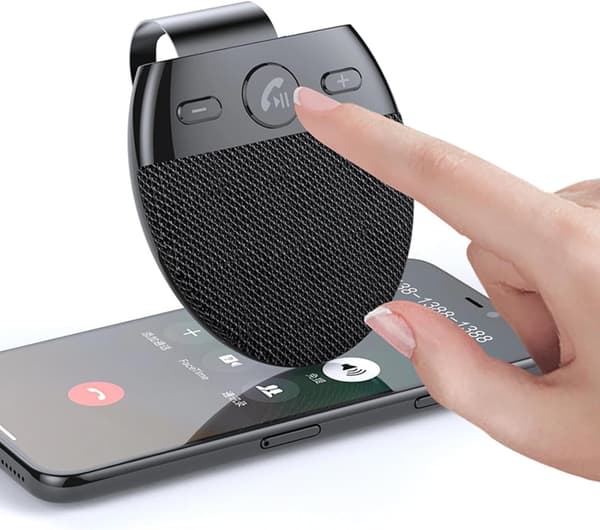 Langaton handsfree-auton soitin mikrofonilla