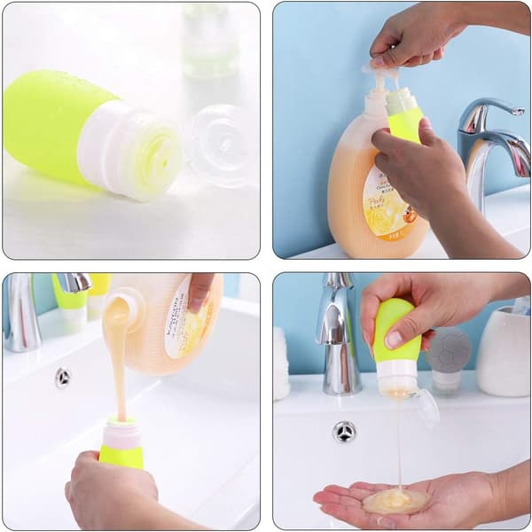 Salatdressingbeholdere, 4, 38 ml og 60 ml pakker