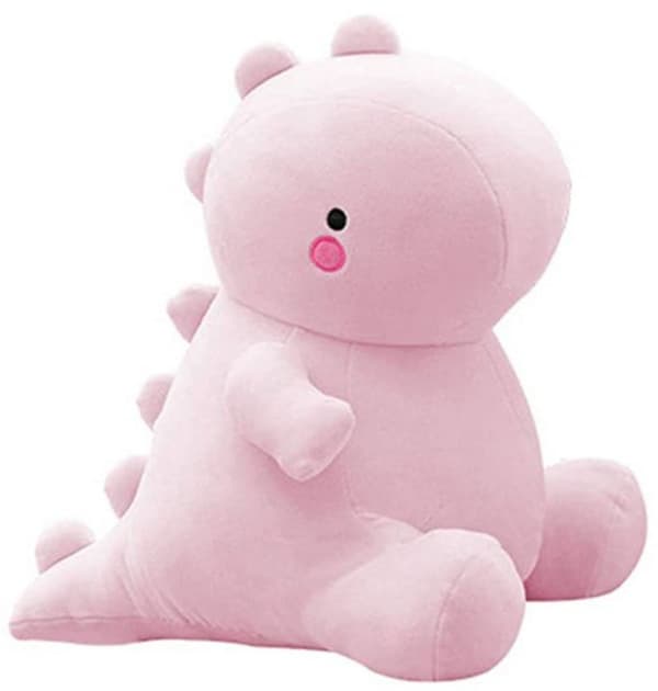 16\" Rosa Dinosaur Plysjpute, Jule-/Bursdagsleke for Barn