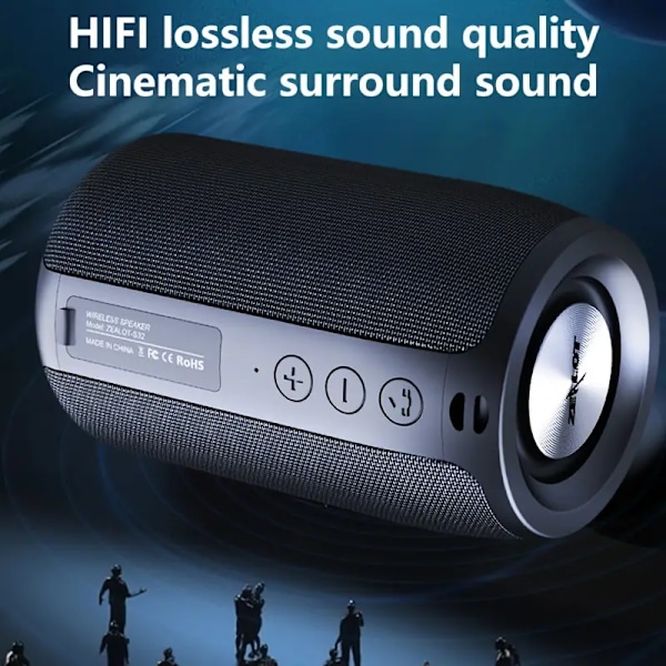 Bærbar udendørs subwoofer Bluetooth-højttaler