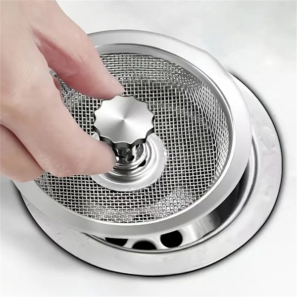 Kitchen sink strainer, anti-clogging, large size, universal