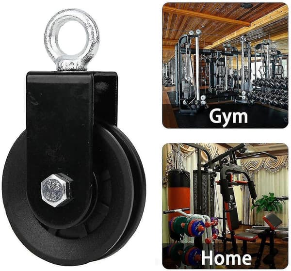 90mm 360° Kabeltrissa – DIY Lyft-/Draghjul för Gym/Utrustning