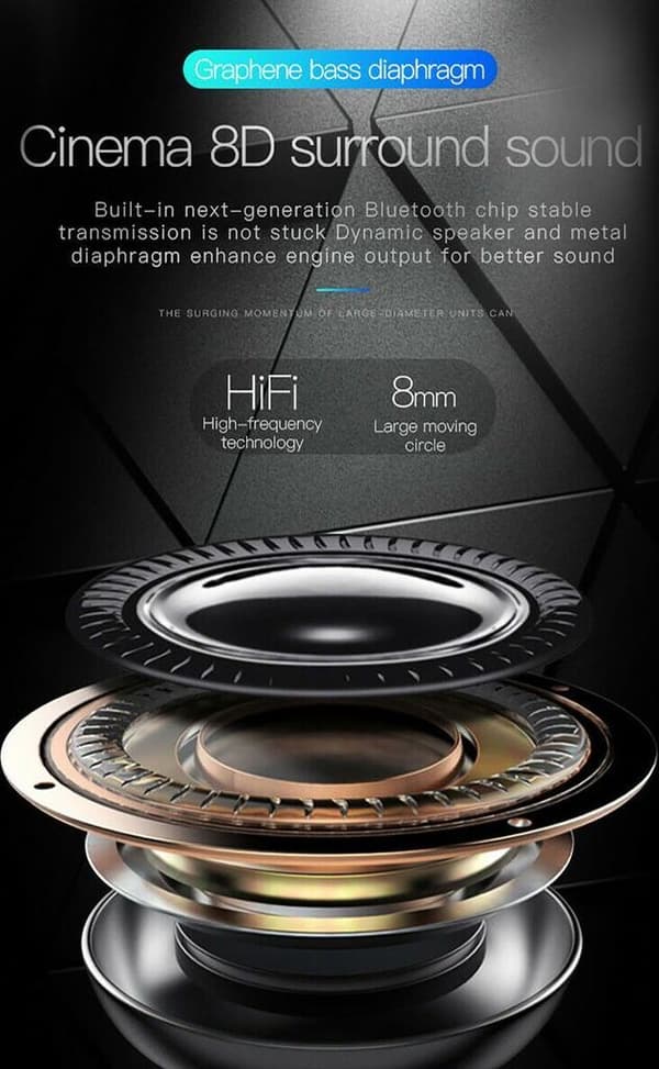 Sort Bluetooth Over-Ear Hovedtelefoner – Foldbar Mikrofon SD/TF/FM til Telefon/PC