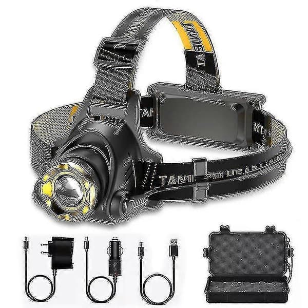 LED-otsalamppu, ladattava otsalamppu, zoomattava otsalamppu