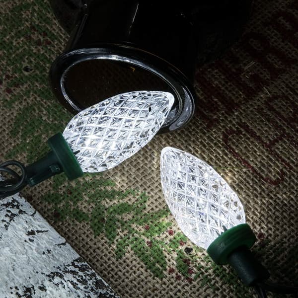 5M 50-LED Lyskæde – 8 Tilstande Vandtæt Hvid Indendørs/Udendørs