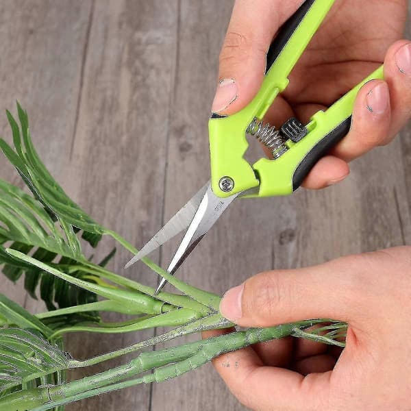 Lille beskæresaks til blomsterbinding, rustfrit stål og plastik